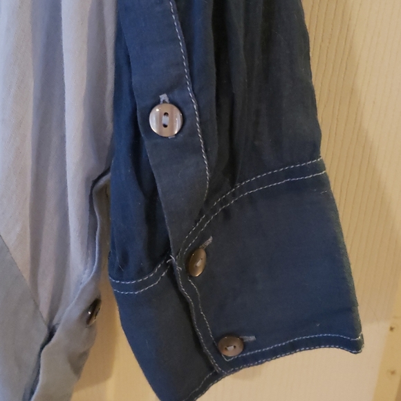 Blue free people shirt - Picture 3 of 5